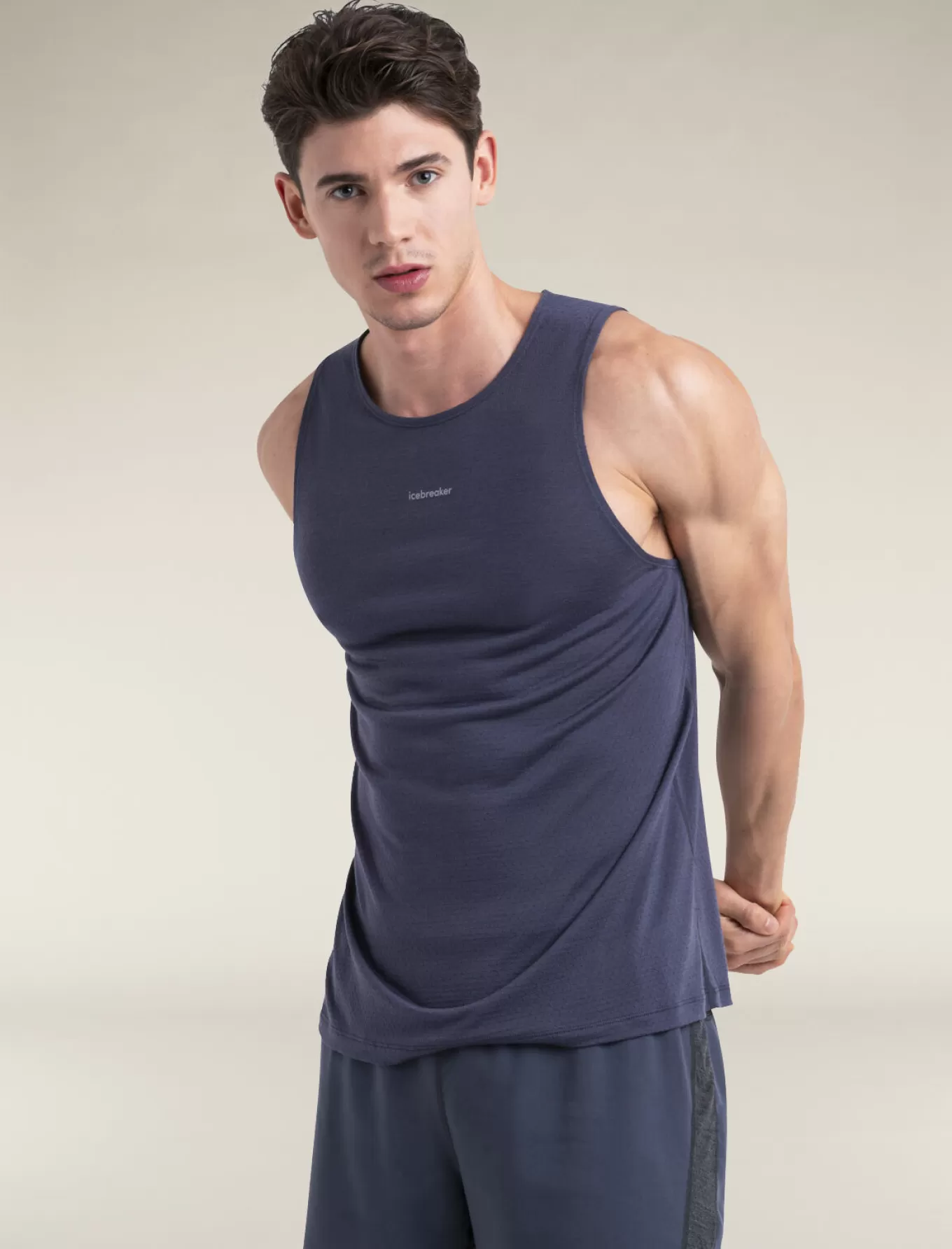 Sale Icebreaker 125 Cool-Lite™ Merino Blend Speed Tanktop Herren Graphite