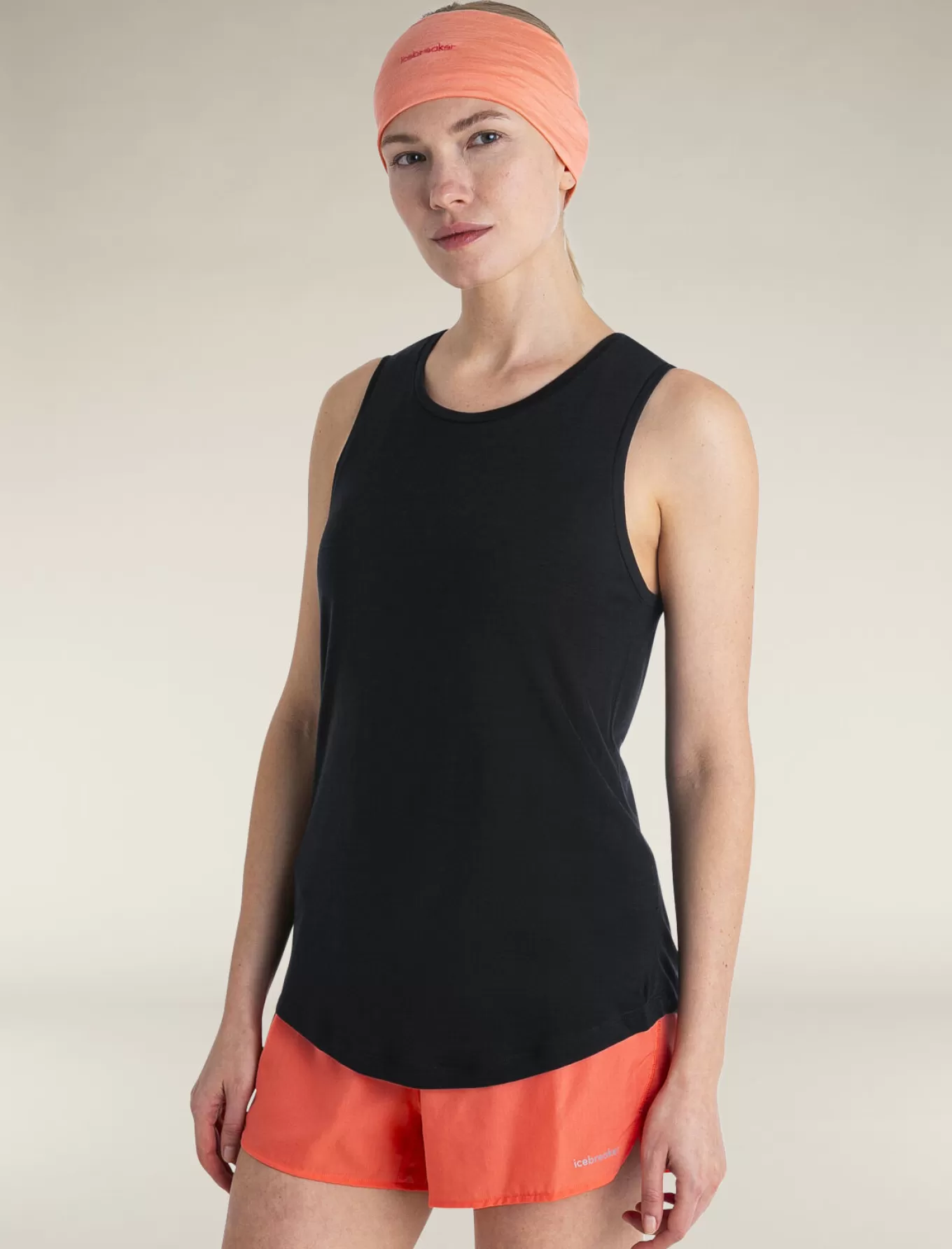 New Icebreaker 125 Cool-Lite™ Merino Blend Sphere Tanktop Damen Black
