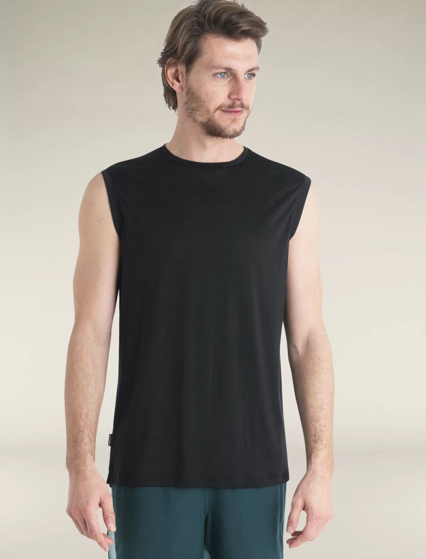 Clearance Icebreaker 125 Cool-Lite™ Merino Blend Sphere Tanktop Herren Black