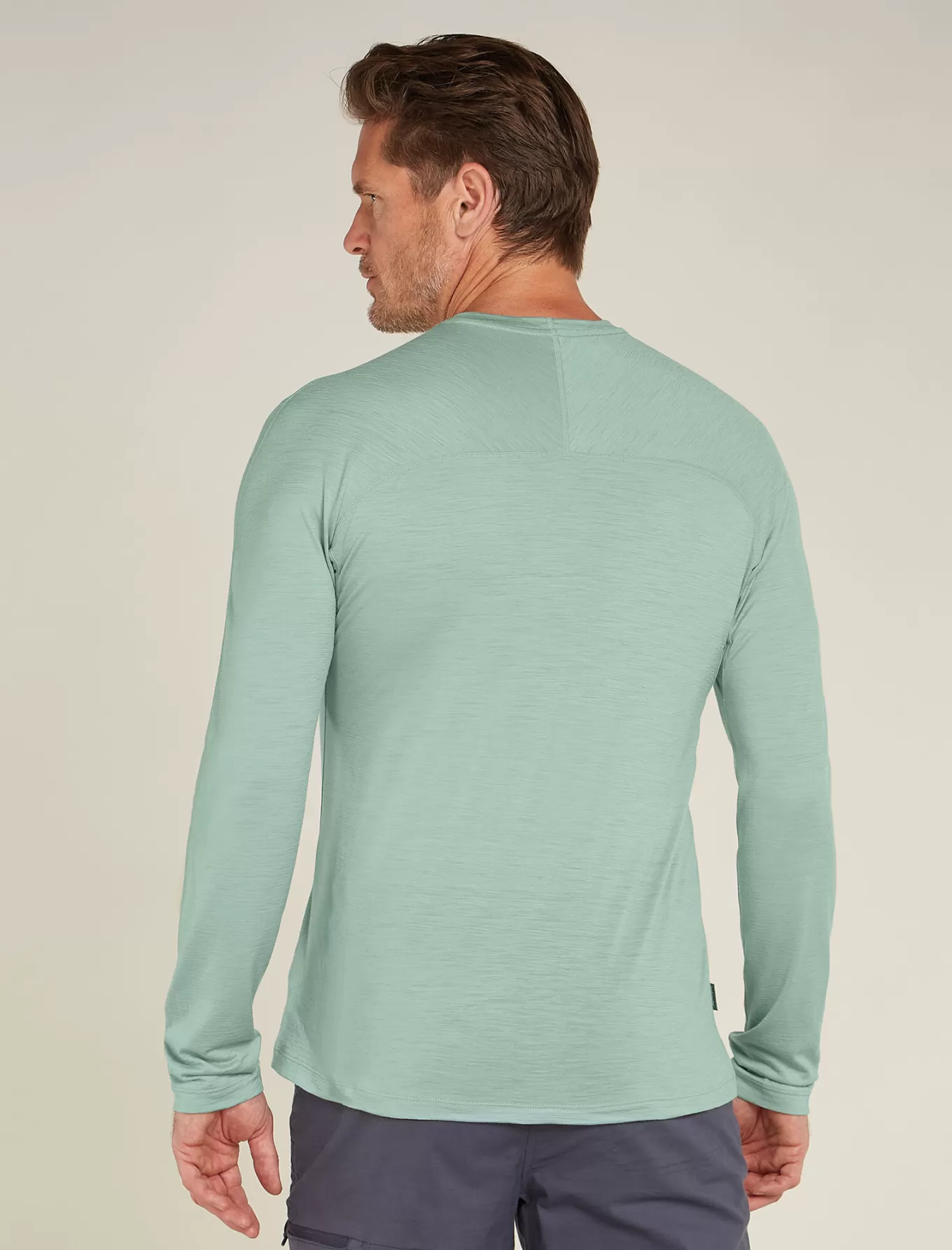 Online Icebreaker 150 MerinoFine™ Ace Langarmshirt Herren Moss