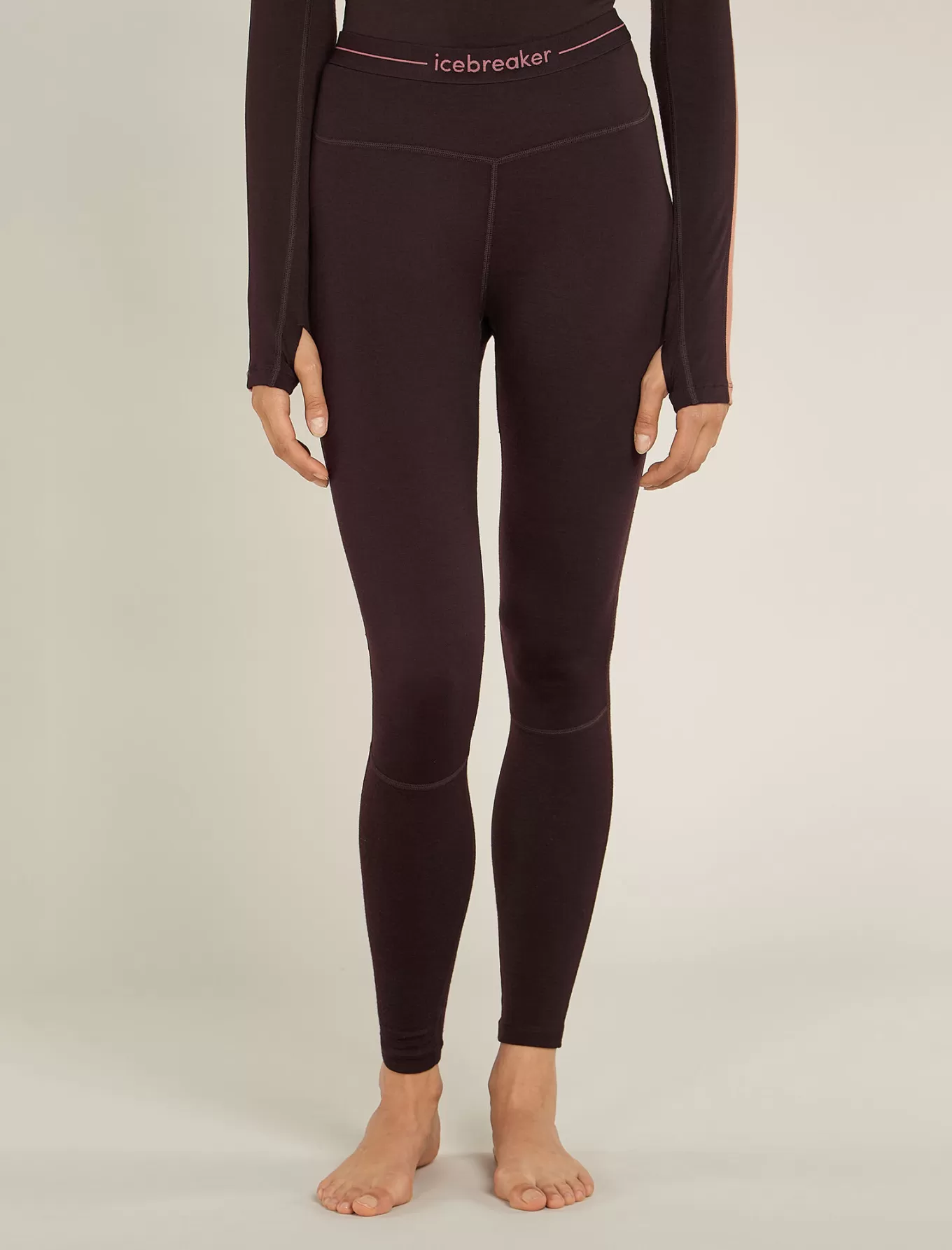 Discount Icebreaker 260 ZoneKnit™ Merino Leggings Damen Bittersweet