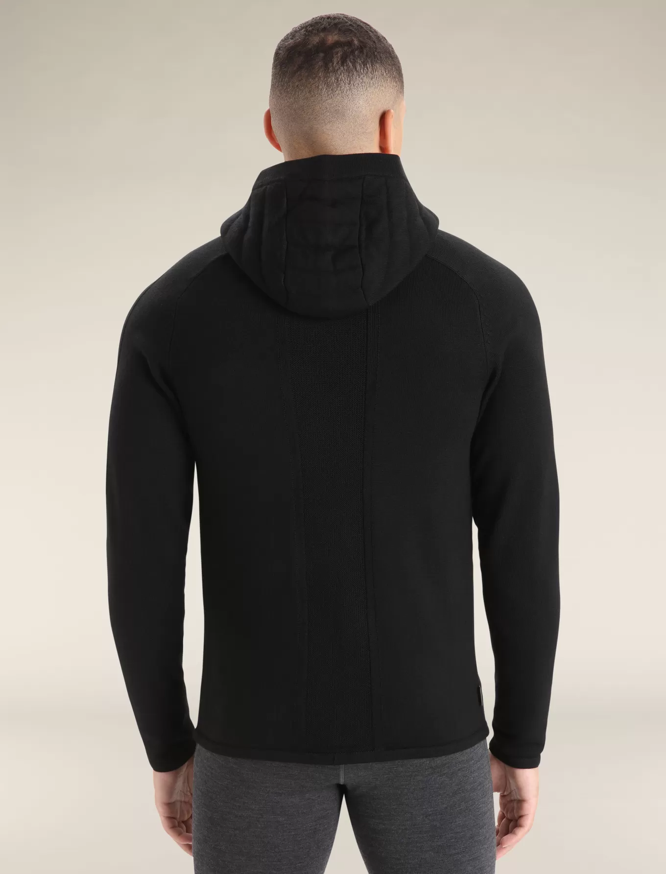 Flash Sale Icebreaker Isolierter ZoneKnit™ Merino Zip-Hoodie Herren Black