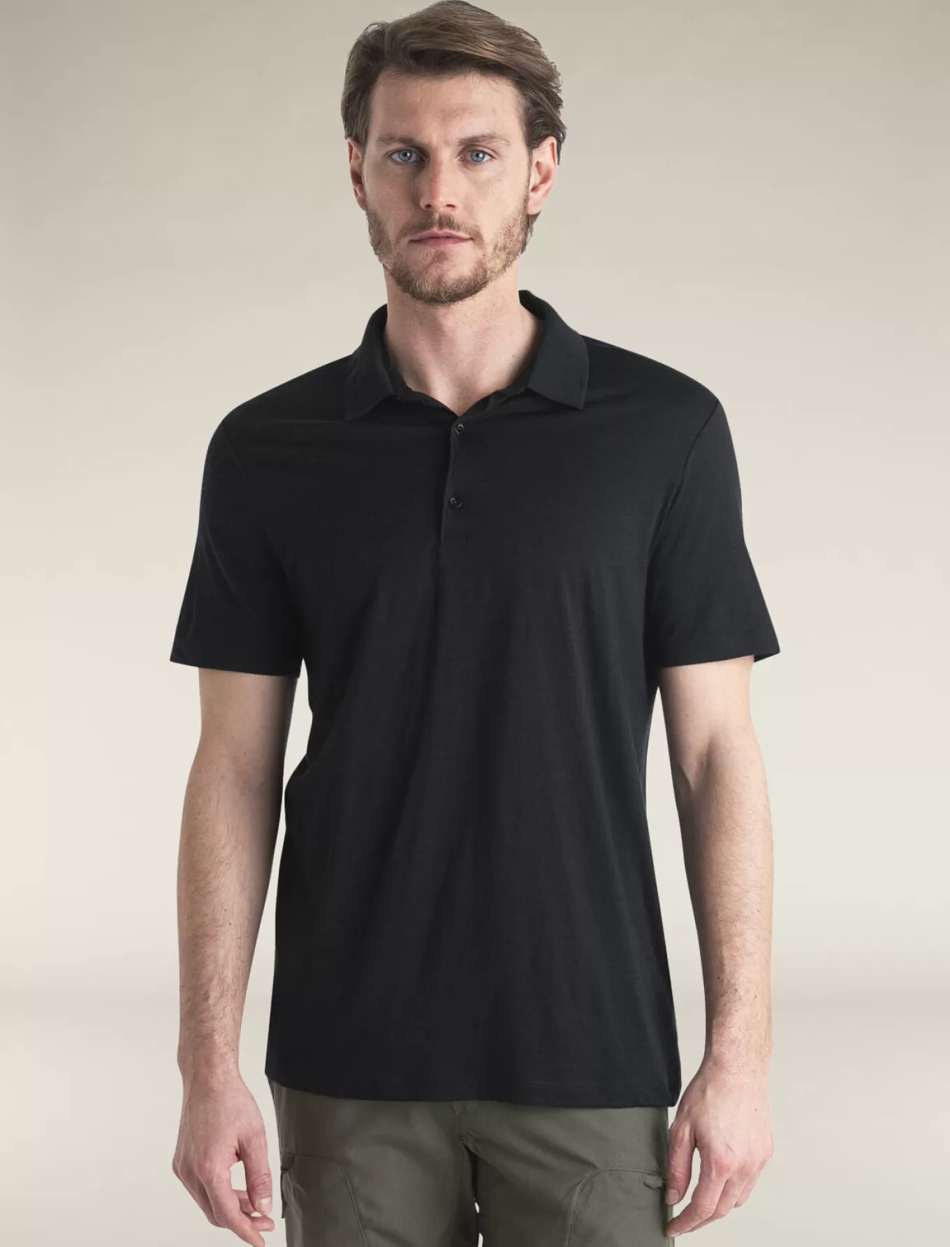 Hot Icebreaker Merino 150 Tech Lite Polo Herren Black