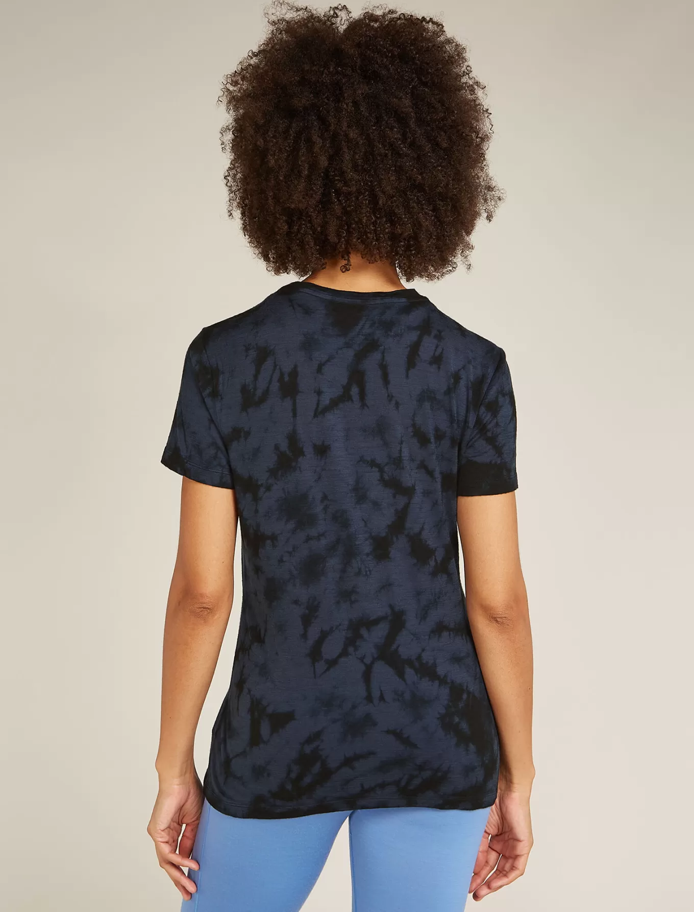 Shop Icebreaker Merino 150 Tech Lite T-Shirt Cloud Dye Damen Graphite/Black
