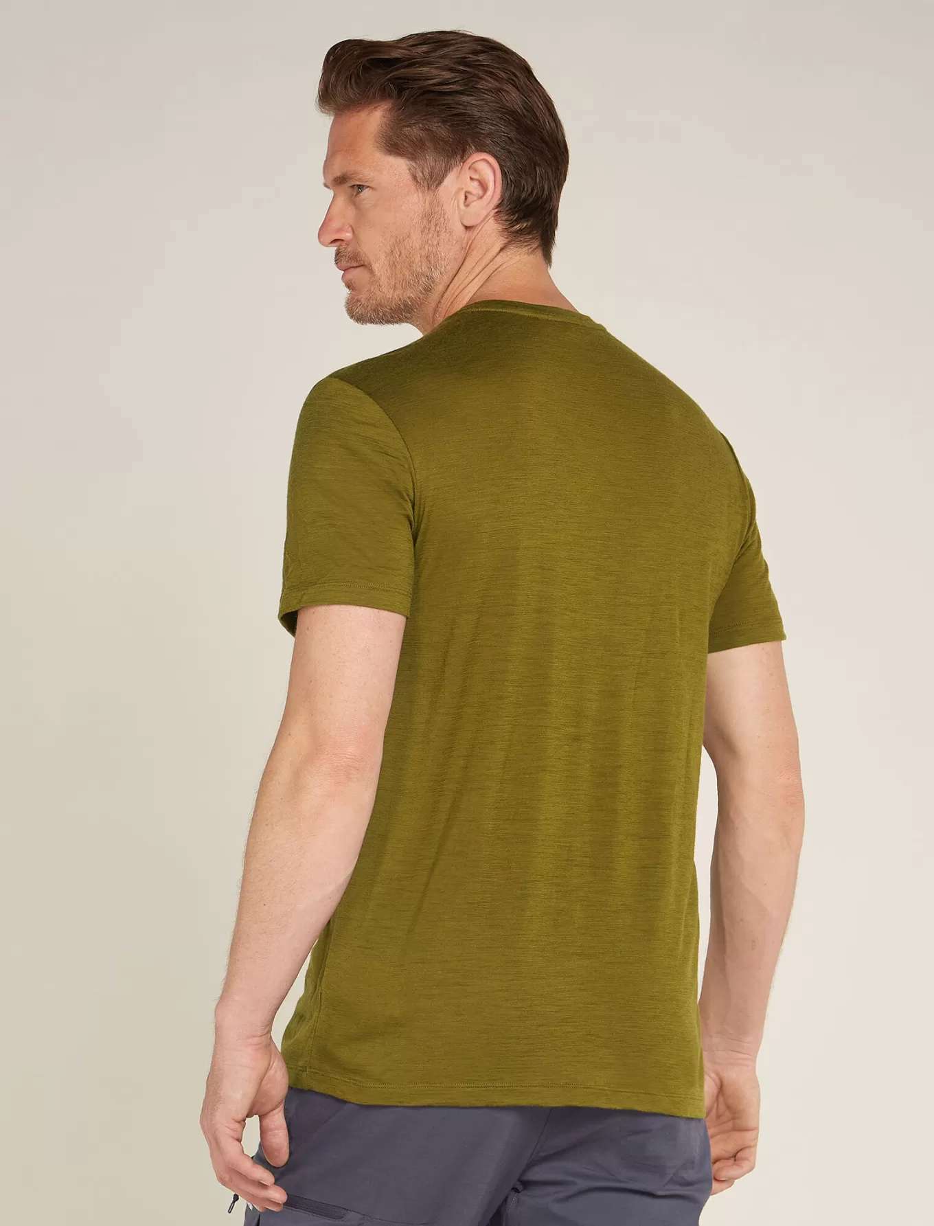 New Icebreaker Merino 150 Tech Lite T-Shirt Skiing Yeti Herren Algae
