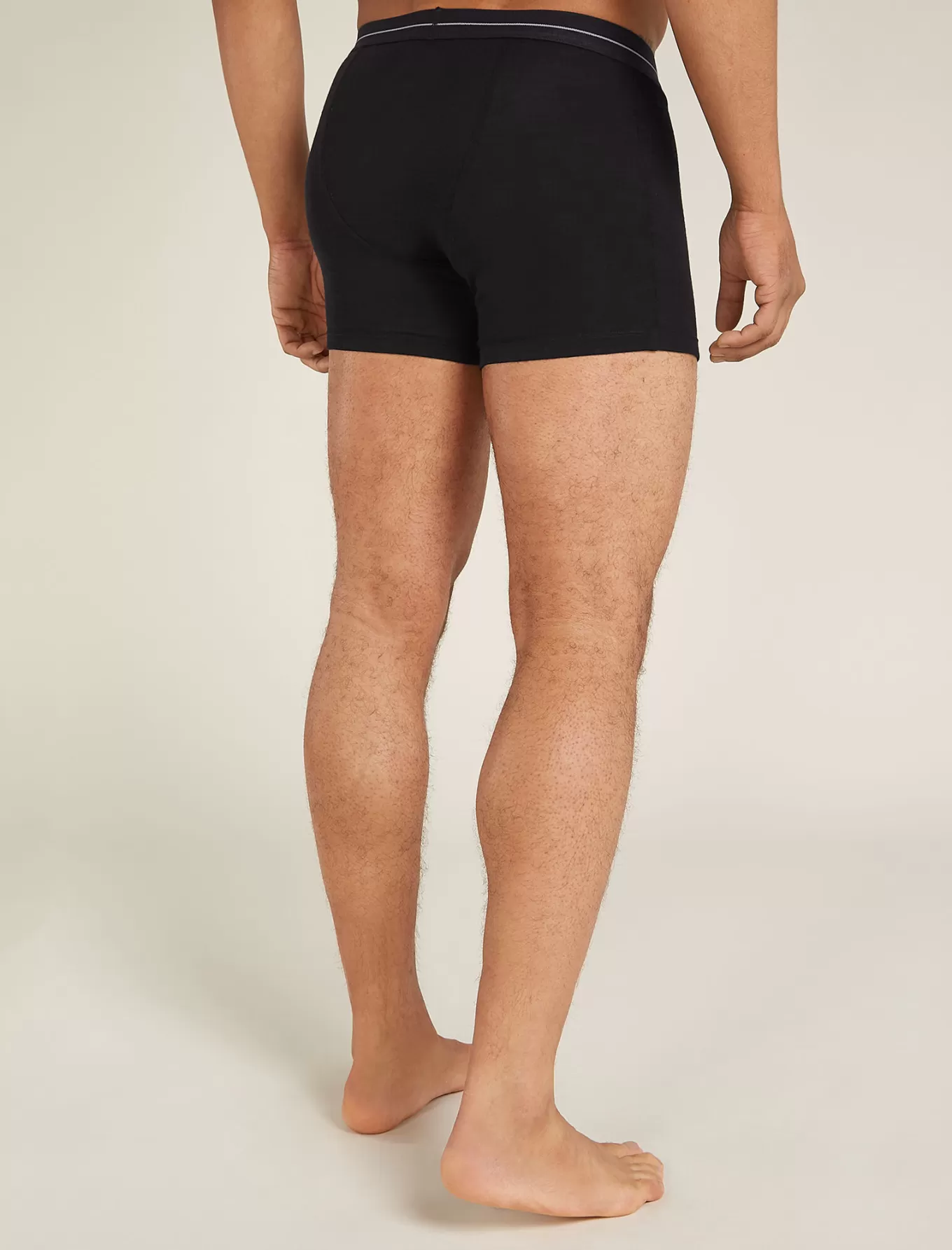 Outlet Icebreaker Merino 175 Everyday Boxershorts mit Eingriff Herren Black