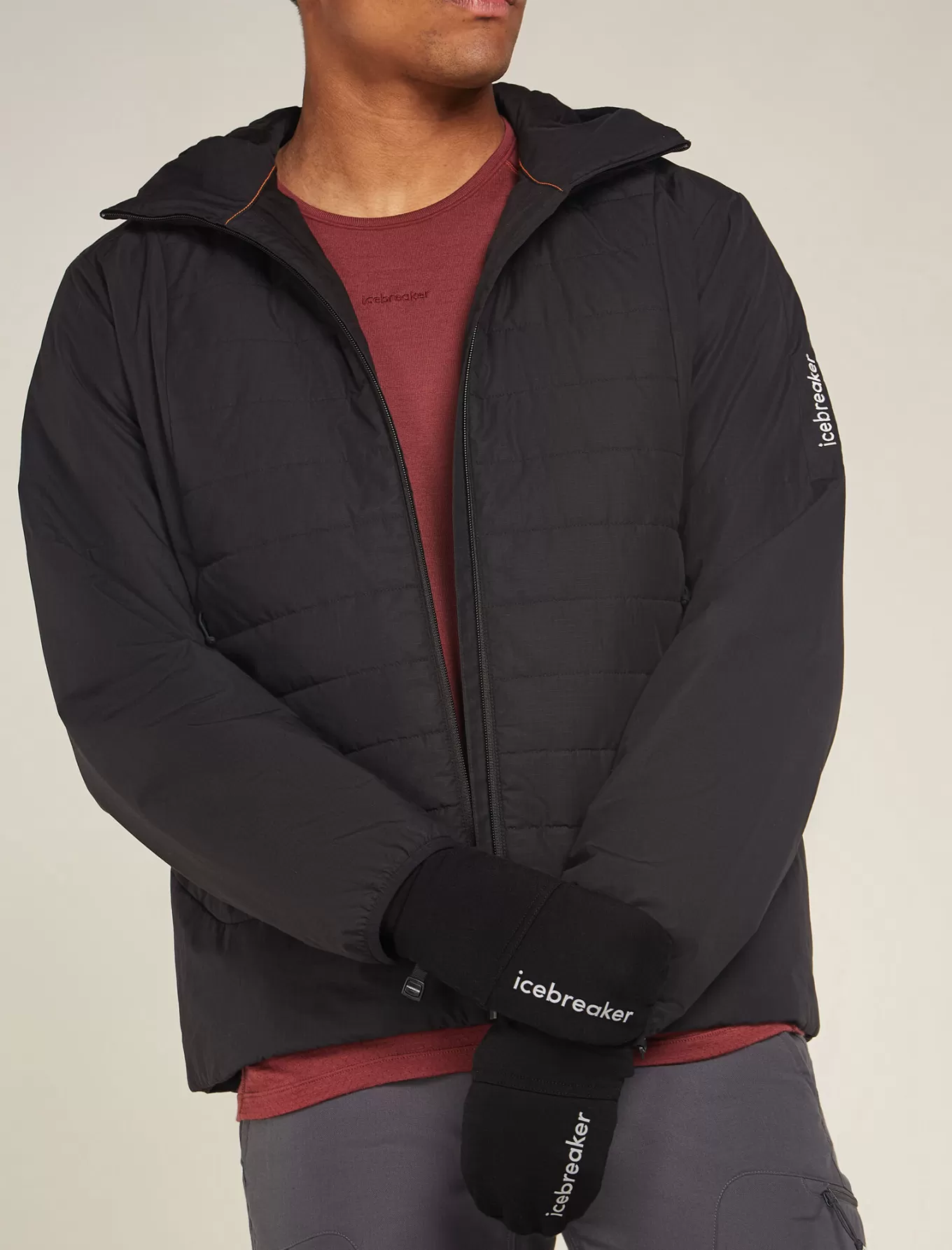 Hot Icebreaker Merino 200 Convertible Mittens Unisex Black