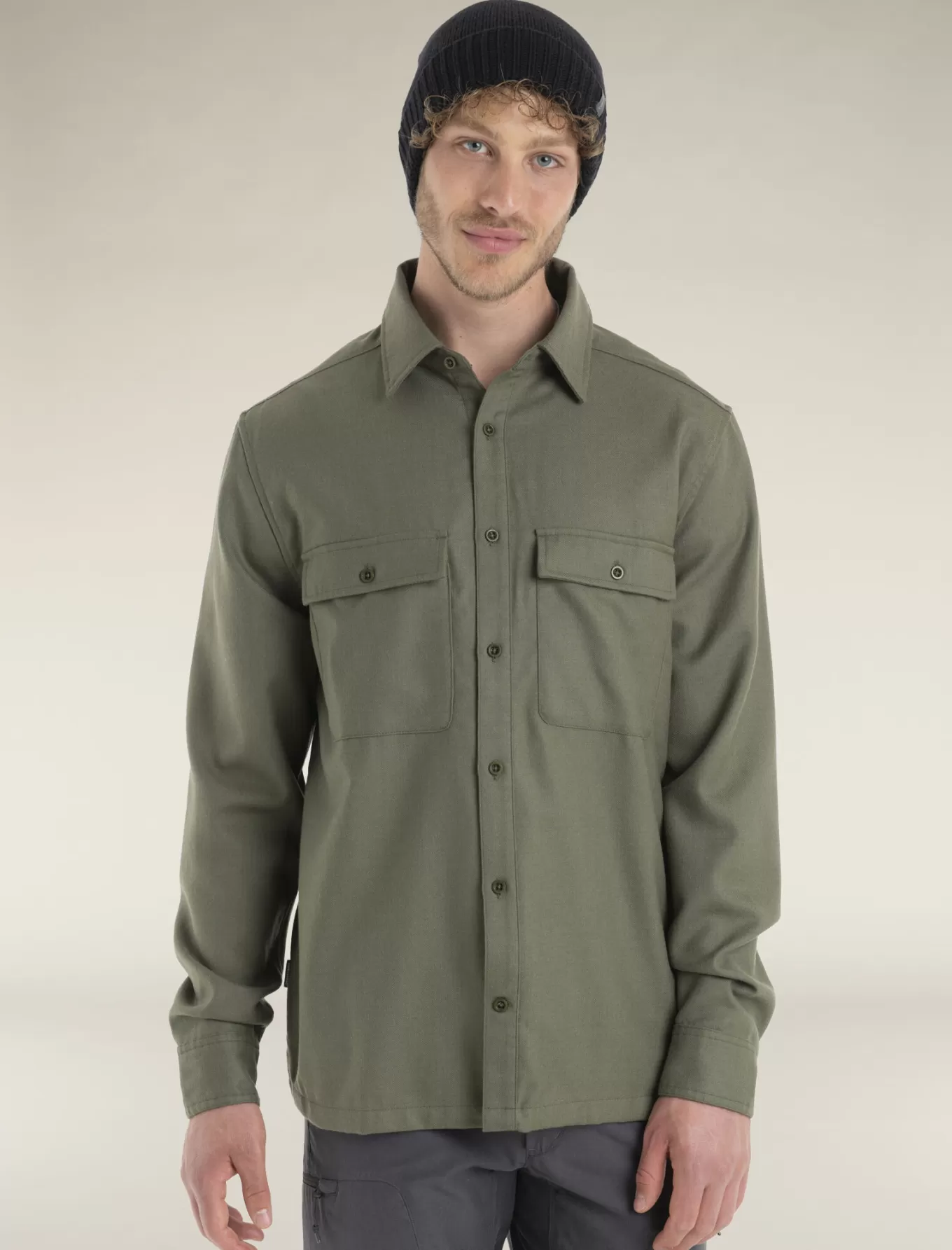Discount Icebreaker Merino 200 Dawnder Langarm-Flanellhemd Herren Loden