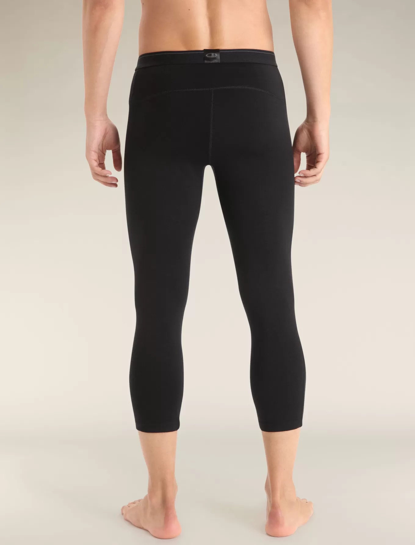 Shop Icebreaker Merino 200 Oasis 3/4 Thermo-Leggings Herren Black
