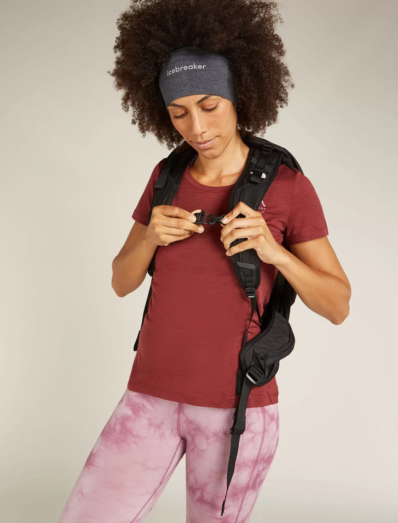 Best Sale Icebreaker Merino 200 Oasis Stirnband Unisex JetHeather