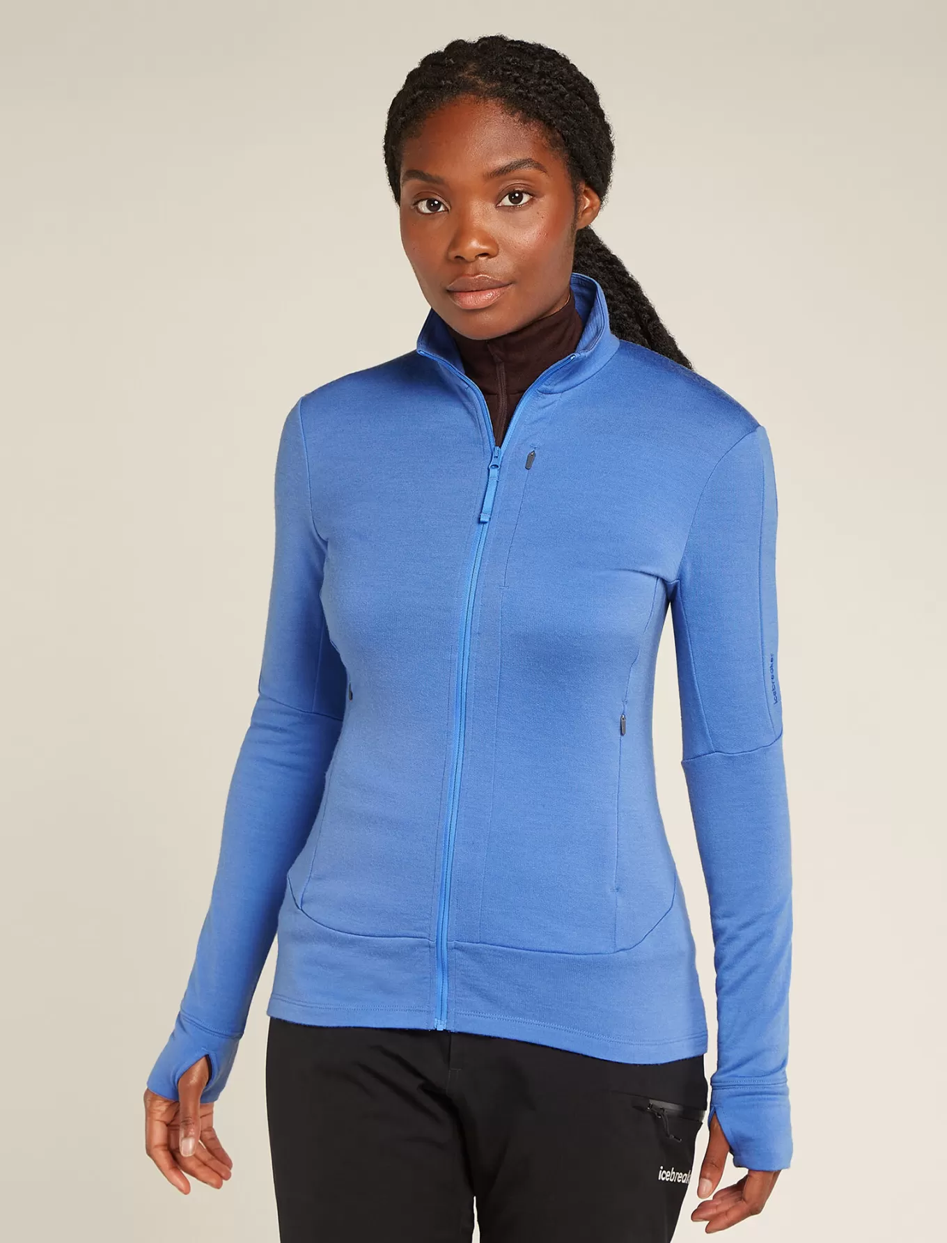Shop Icebreaker Merino 260 Quantum Zip-Jacke Damen Baja