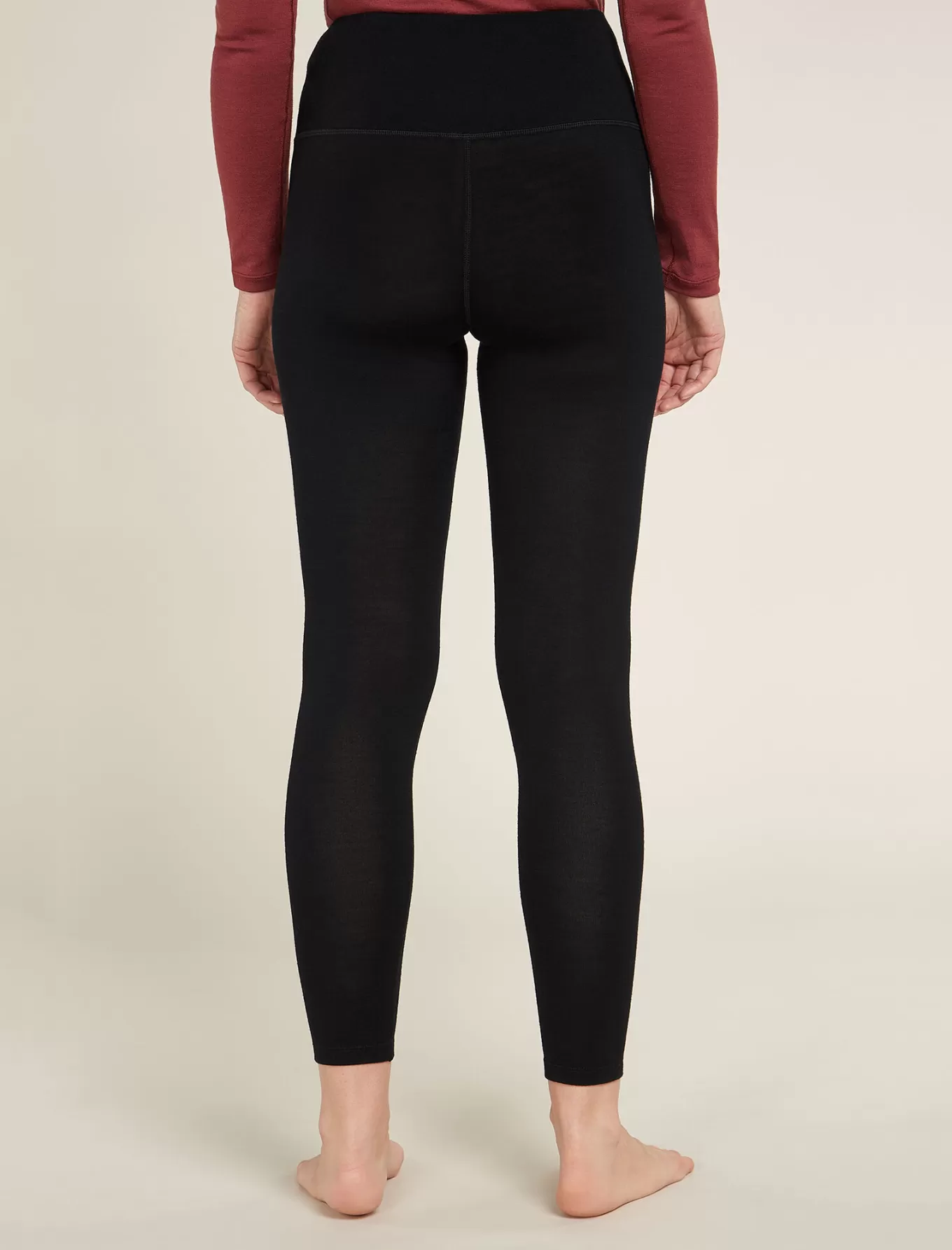 Discount Icebreaker Merino 260 Tech High Rise Thermo-Leggings Damen Black