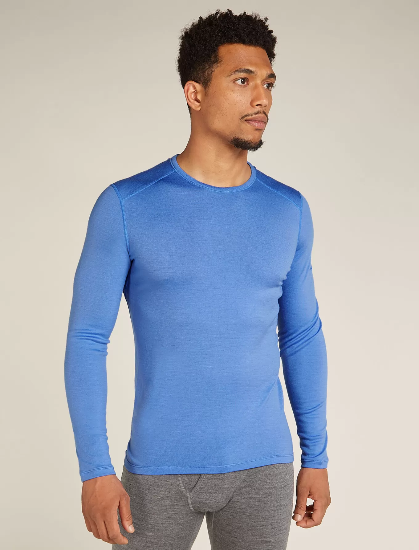 Discount Icebreaker Merino 260 Tech Thermo-Langarmshirt mit Rundhalsausschnitt Herren Baja