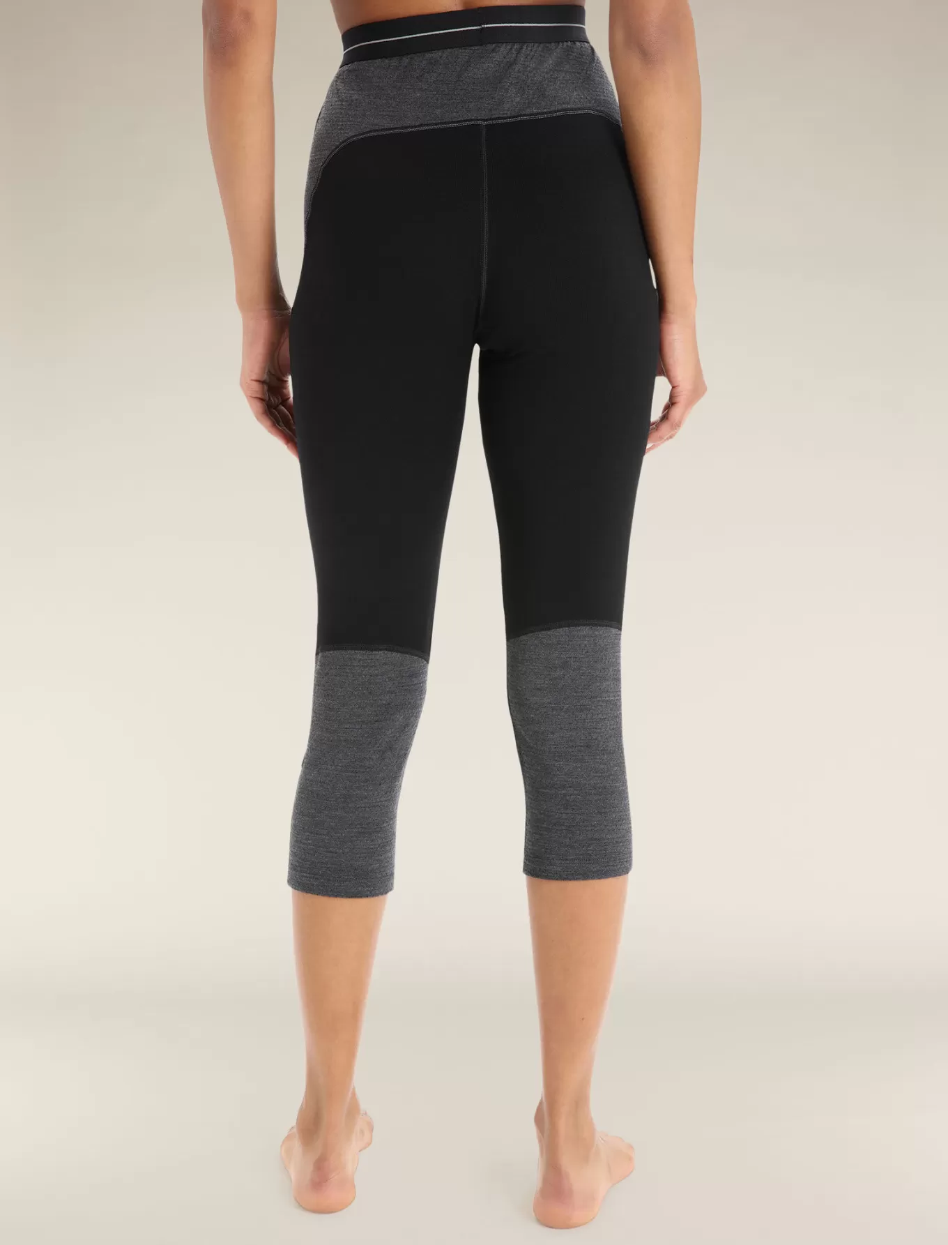 Hot Icebreaker Merino 260 ZoneKnit™ Thermo-Legless Damen Black/JetHeather