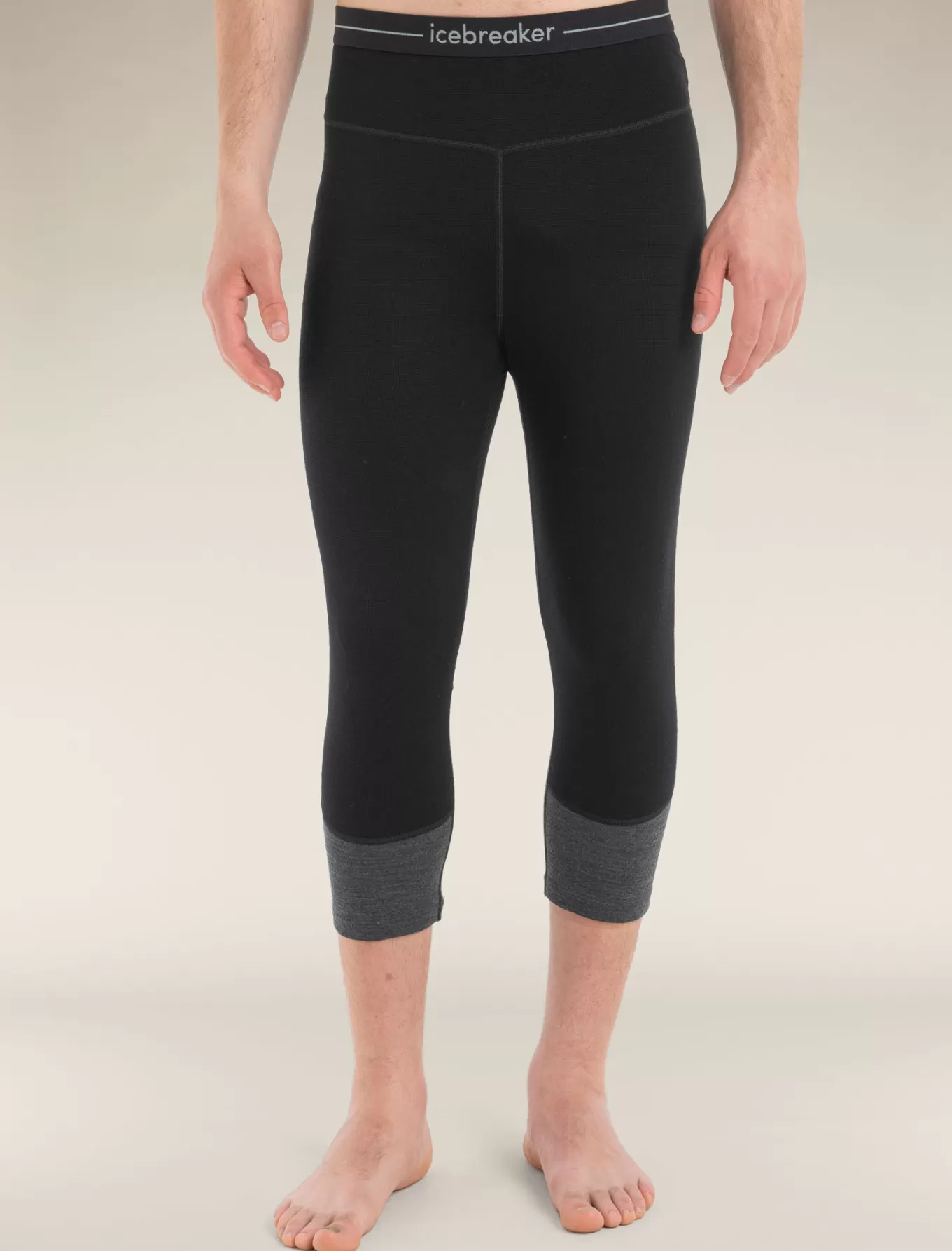 Clearance Icebreaker Merino 260 ZoneKnit™ Thermo-Legless Herren Black/JetHeather