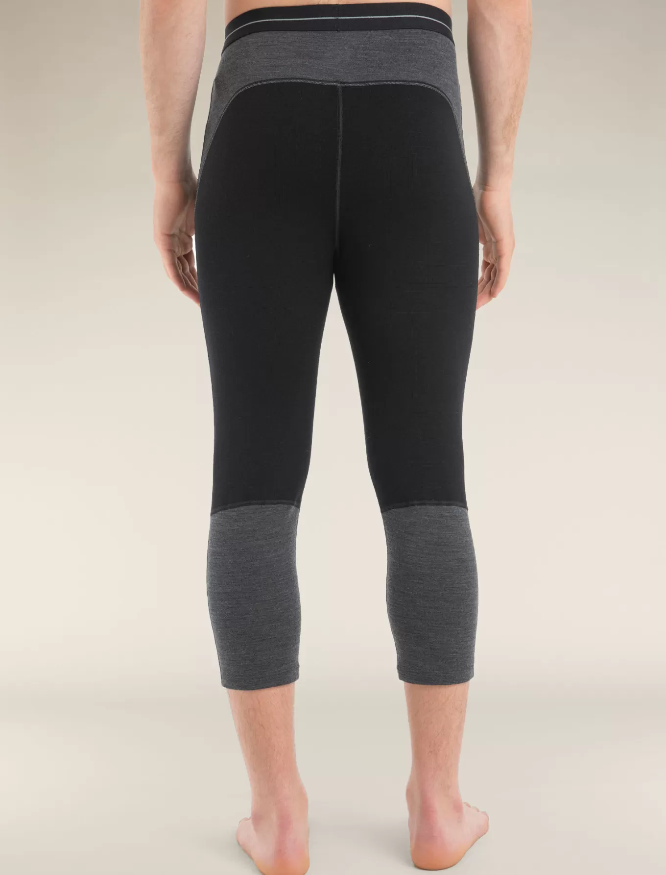 Clearance Icebreaker Merino 260 ZoneKnit™ Thermo-Legless Herren Black/JetHeather