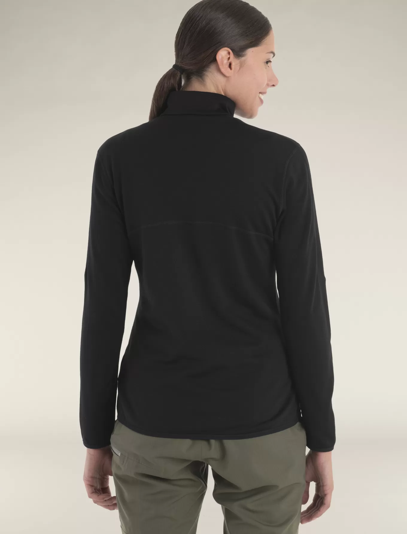 Cheap Icebreaker Merino 560 RealFleece™ Elemental II Zip-Jacke Damen Black