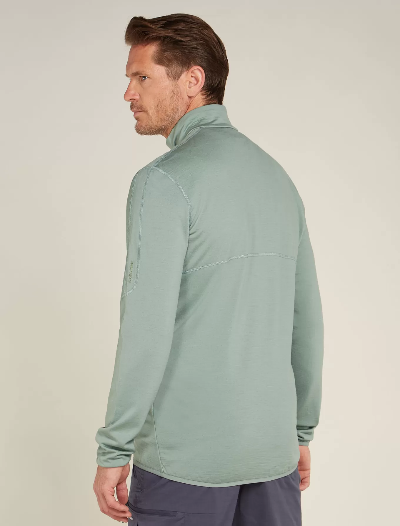 Clearance Icebreaker Merino 560 Realfleece™ Elemental Zip-Jacke Herren Moss