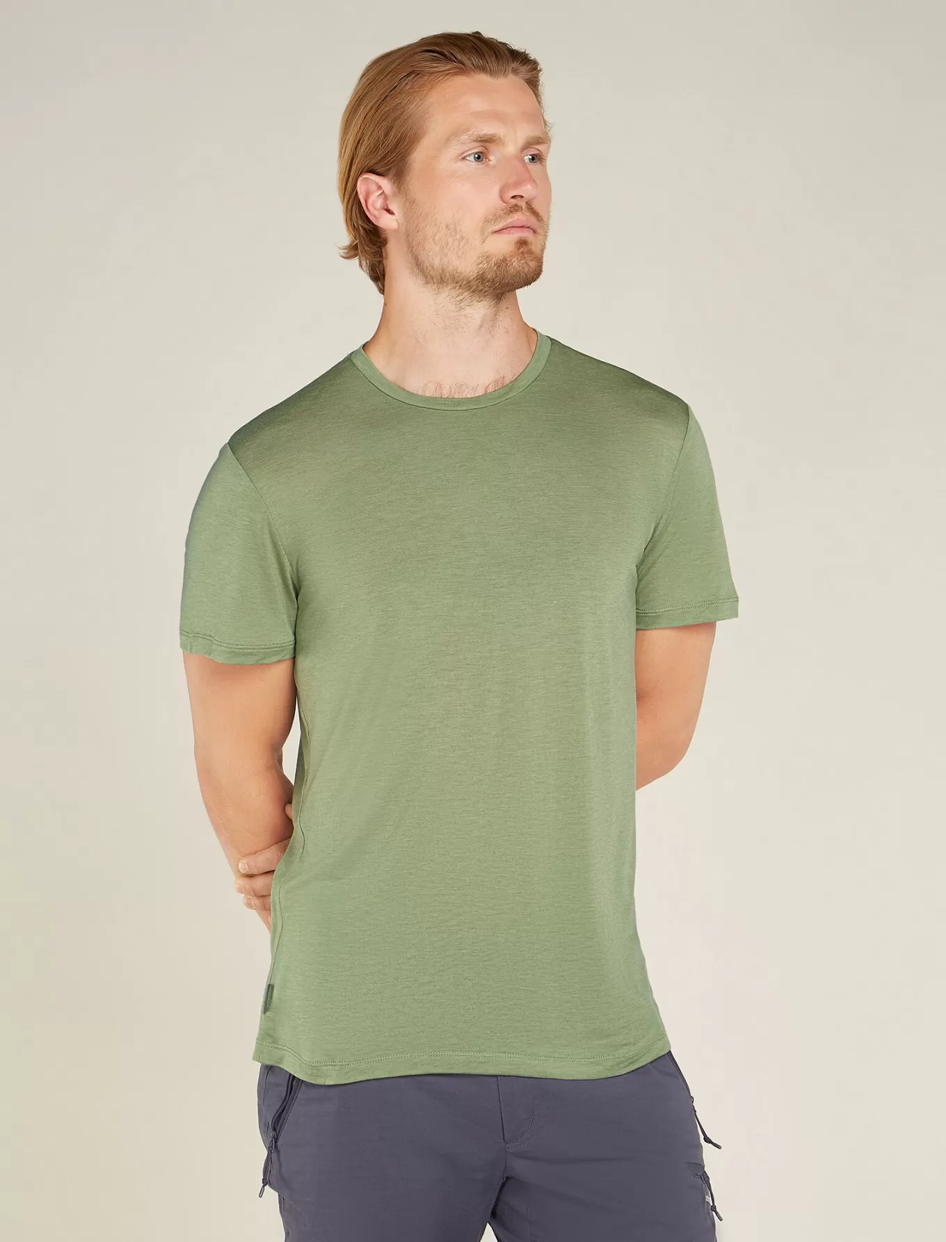 Shop Icebreaker Merino Blend Core T-Shirt Herren Lichen