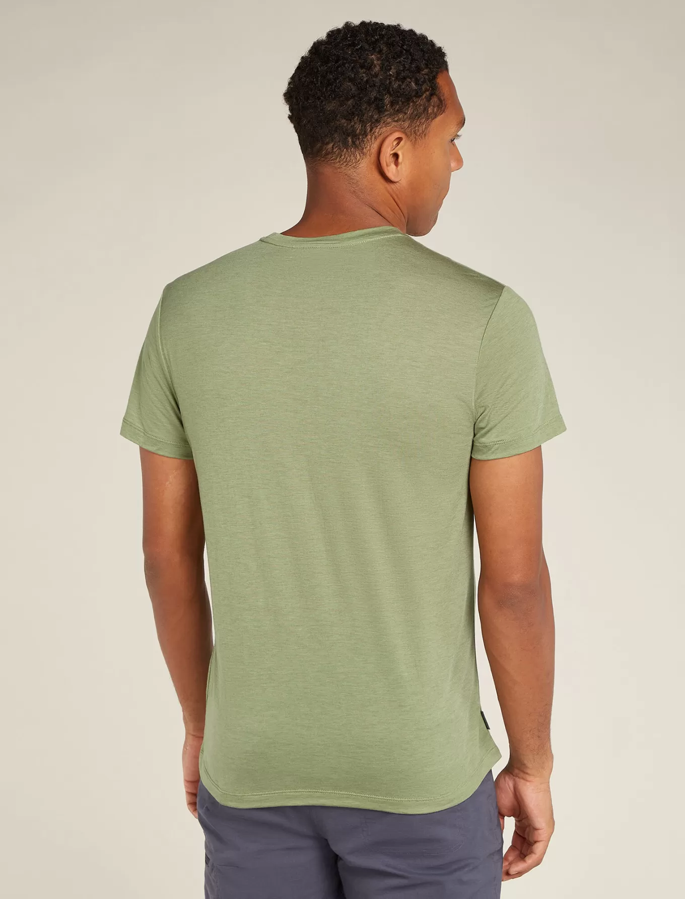 Shop Icebreaker Merino Blend Core T-Shirt Waschbar Wandering Herren Lichen