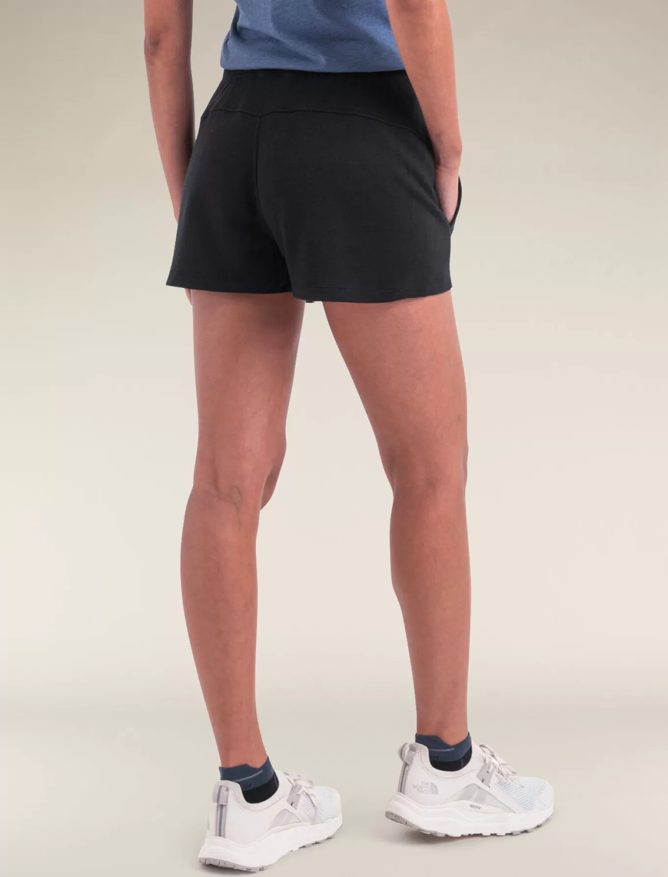 Fashion Icebreaker Merino Blend Crush II Shorts Damen Black