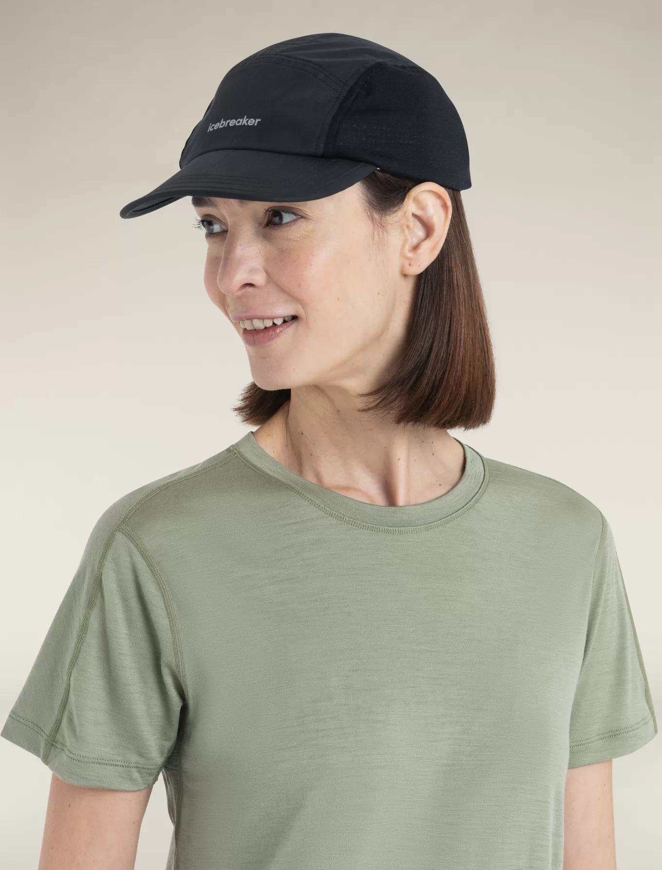 Shop Icebreaker Merino Blend Shell+™ Windbreaker 5-Bahnen-Kappe Unisex Black