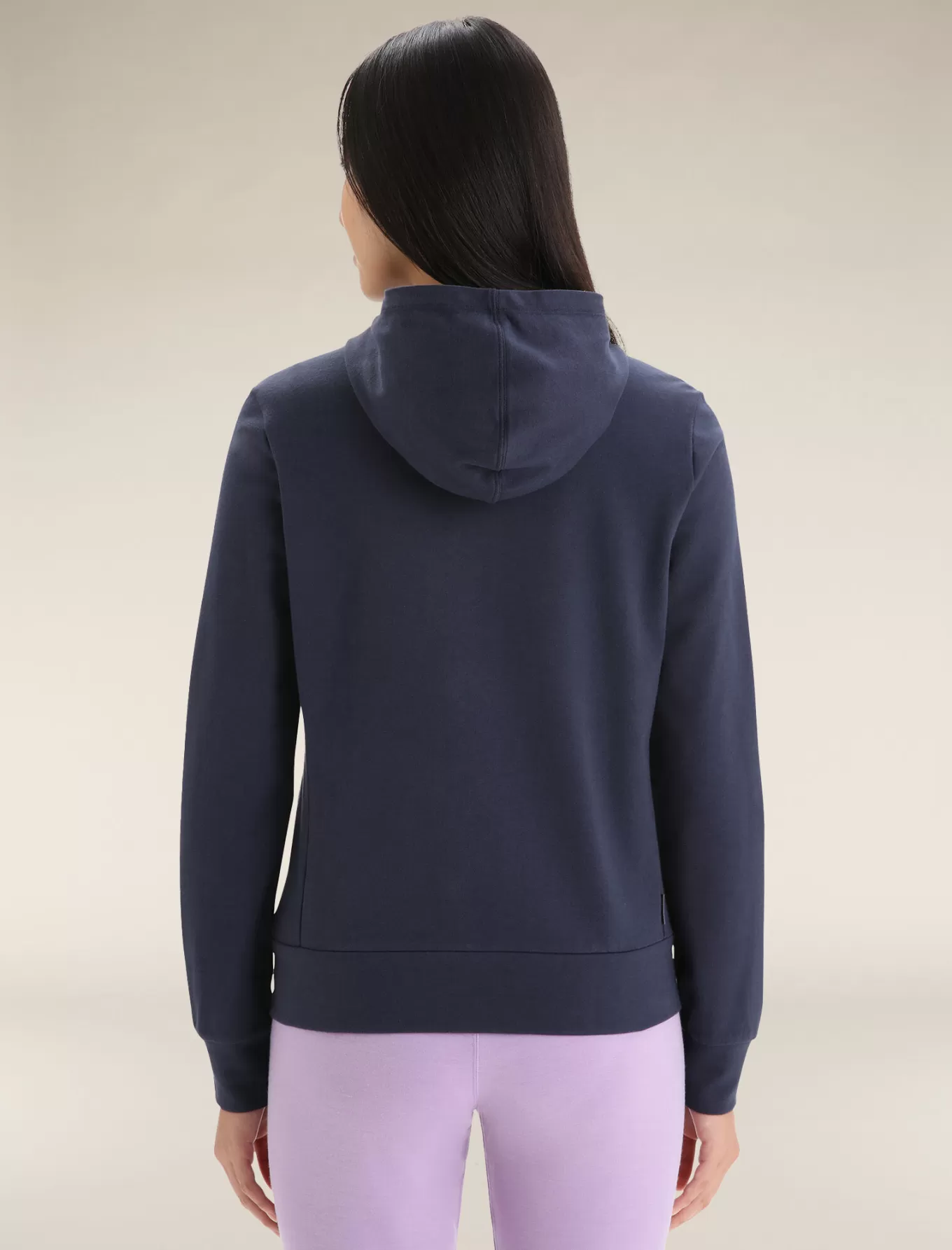 Cheap Icebreaker Merino Central Classic Zip-Hoodie Damen MidnightNavy
