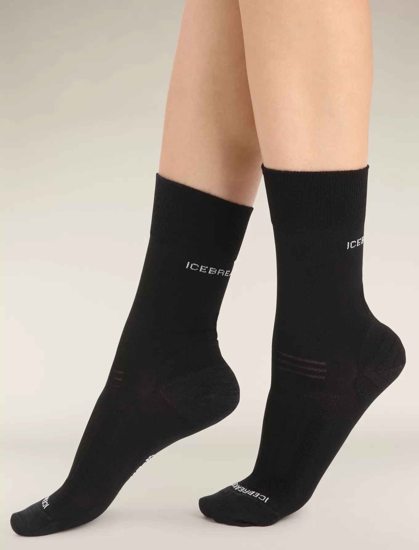 Discount Icebreaker Merino Hike Liner-Socken Crew Damen Black