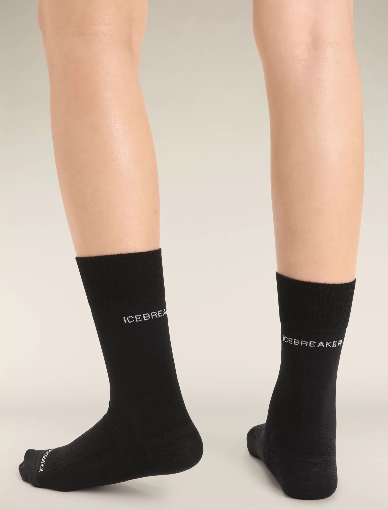 Discount Icebreaker Merino Hike Liner-Socken Crew Damen Black