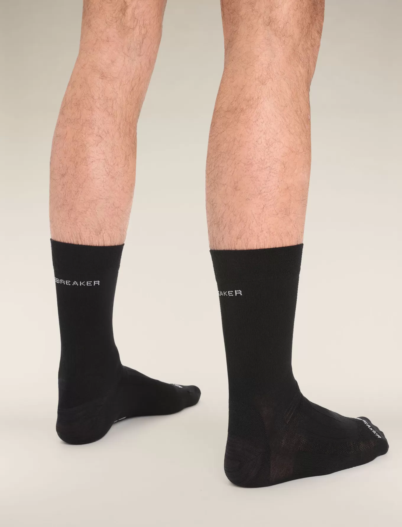 Online Icebreaker Merino Hike Liner-Socken Crew Herren Black