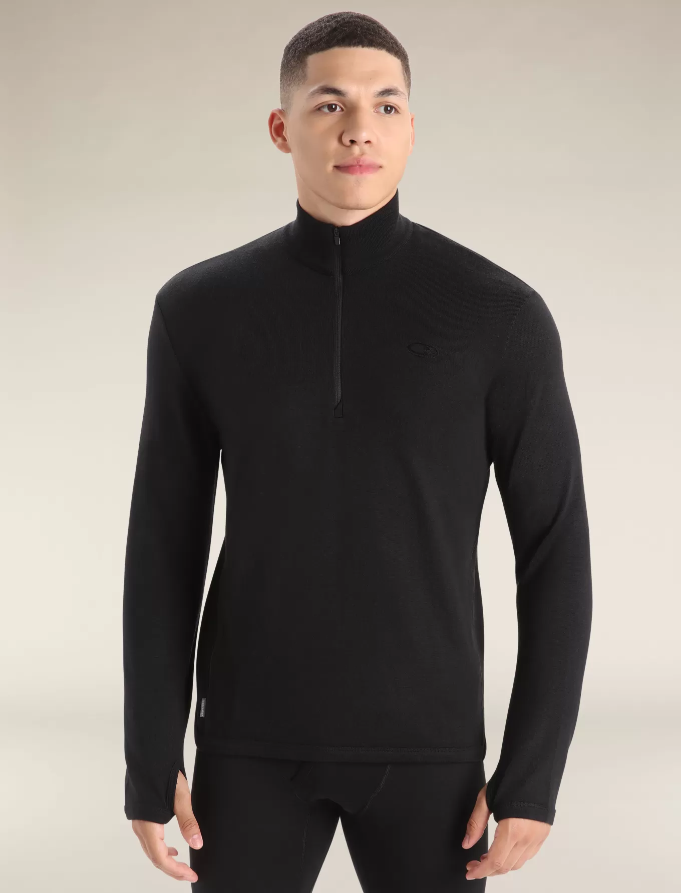 Shop Icebreaker Merino Original Half Zip Langarmpullover Herren Black