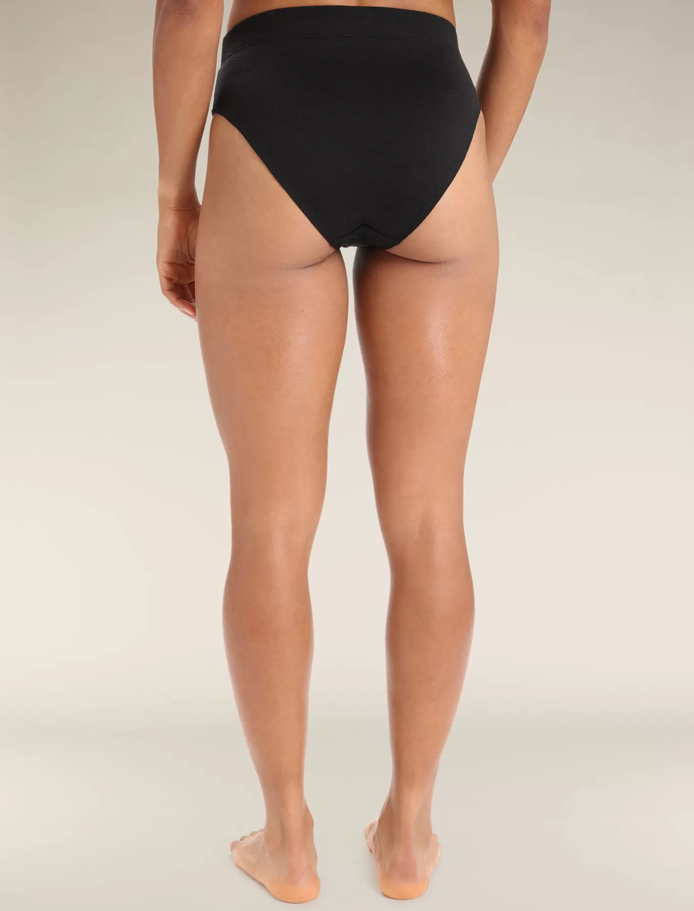 Outlet Icebreaker Merino Queens High Cut Slip Damen Black