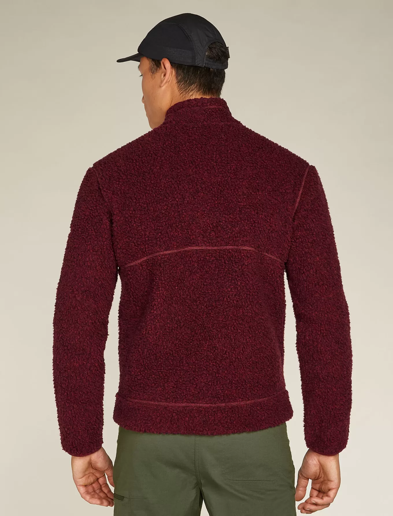 Best Icebreaker Merinomix 960 RealFleece™ High Pile Zip-Jacke Herren PortHeather