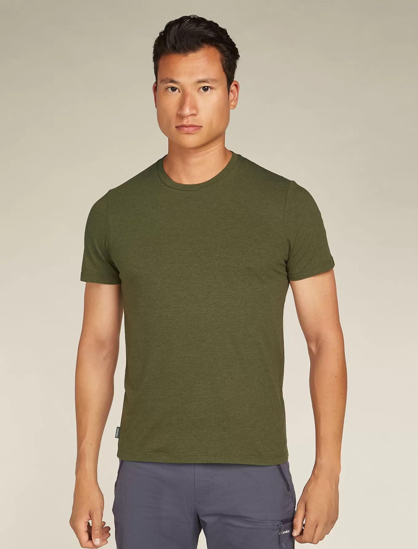 Store Icebreaker Merinomix Central T-Shirt Herren Loden