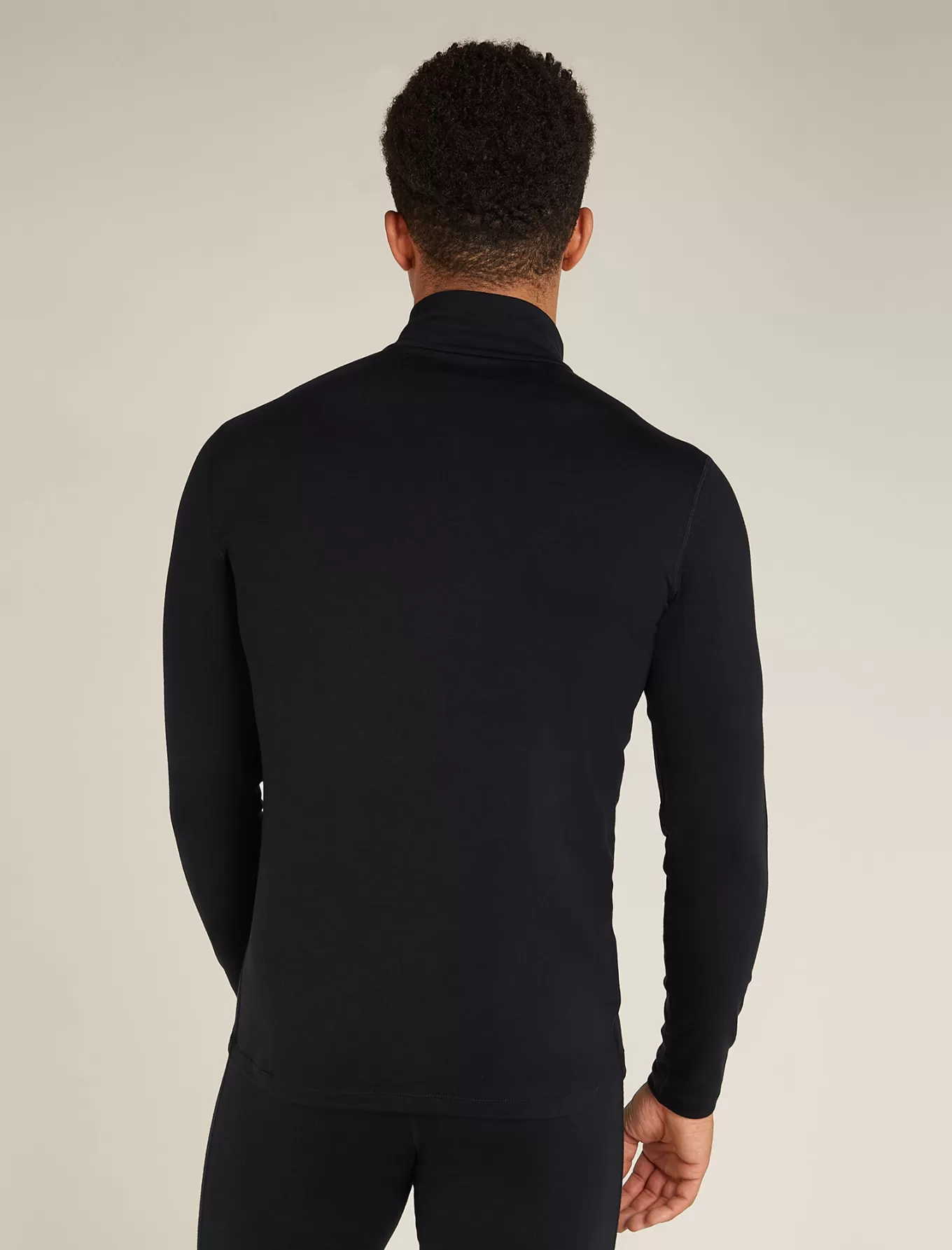 Store Icebreaker Merinomix Core Heavyweight Half-Zip-Thermo-Langarmshirt Herren Black