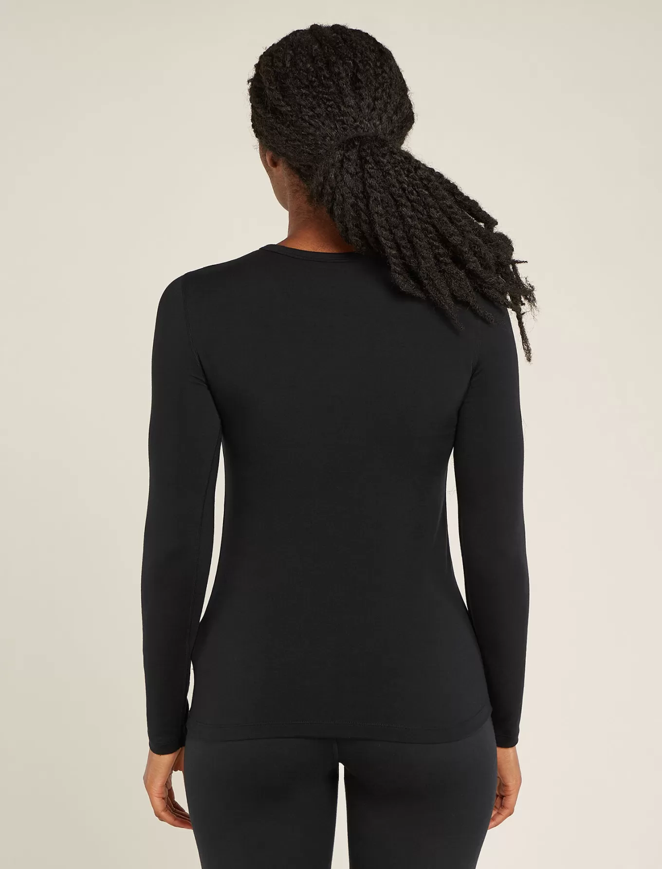 Online Icebreaker Merinomix Core Heavyweight Thermo-Langarmshirt Damen Black