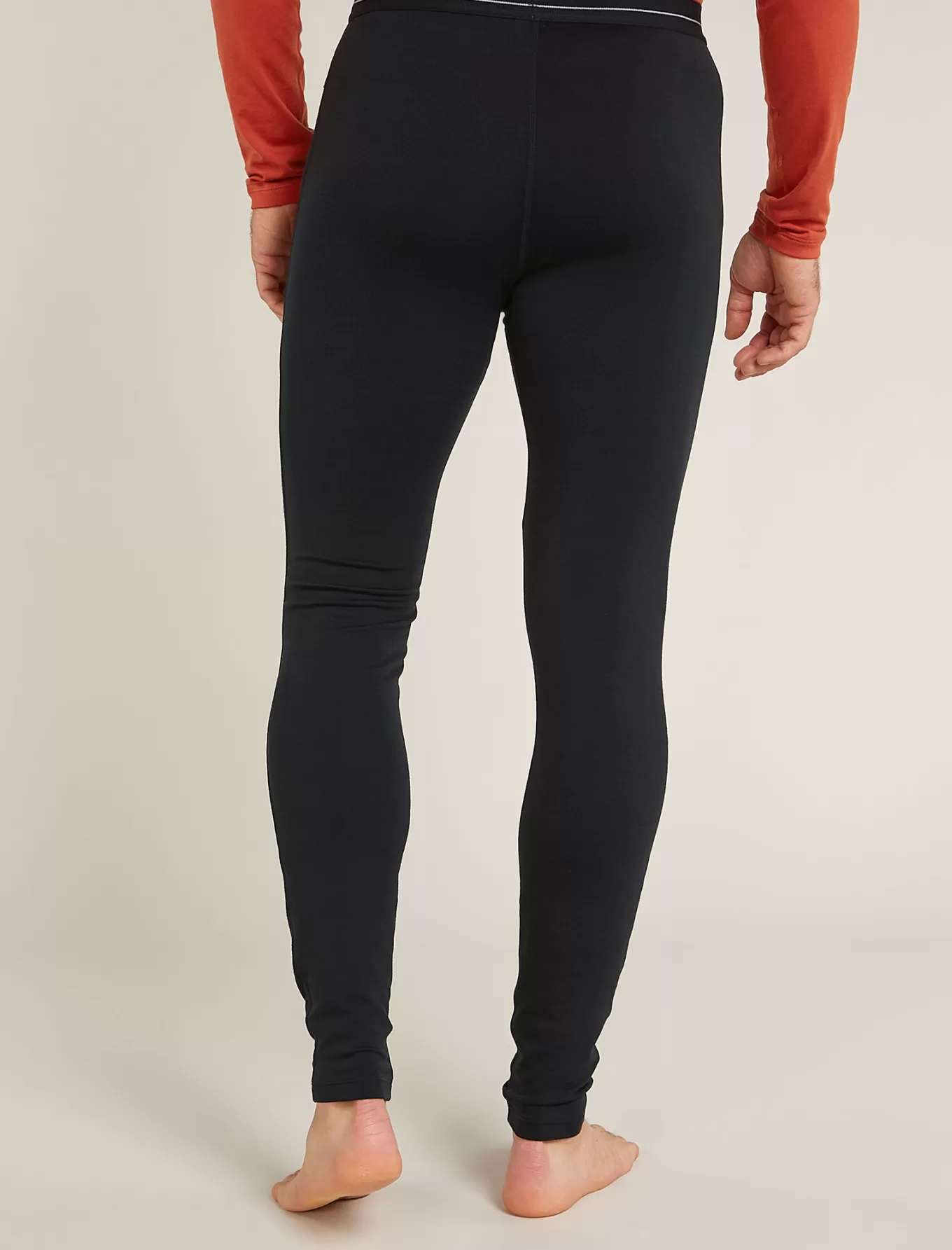 New Icebreaker Merinomix Core Heavyweight Thermo-Leggings Herren Black