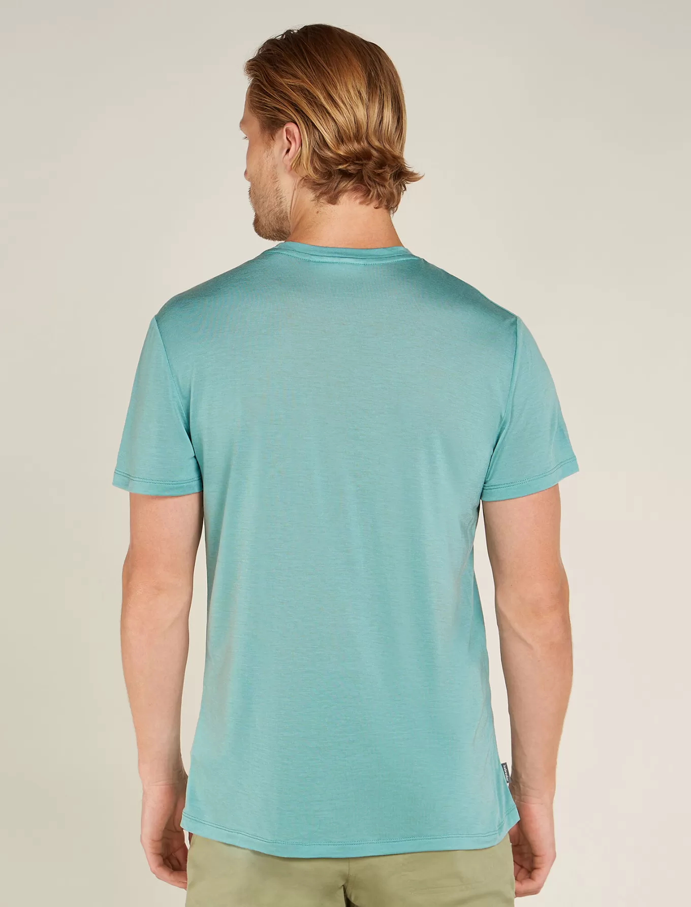 Best Icebreaker Merinomix Core T-Shirt Ski Stripes Herren CloudRay