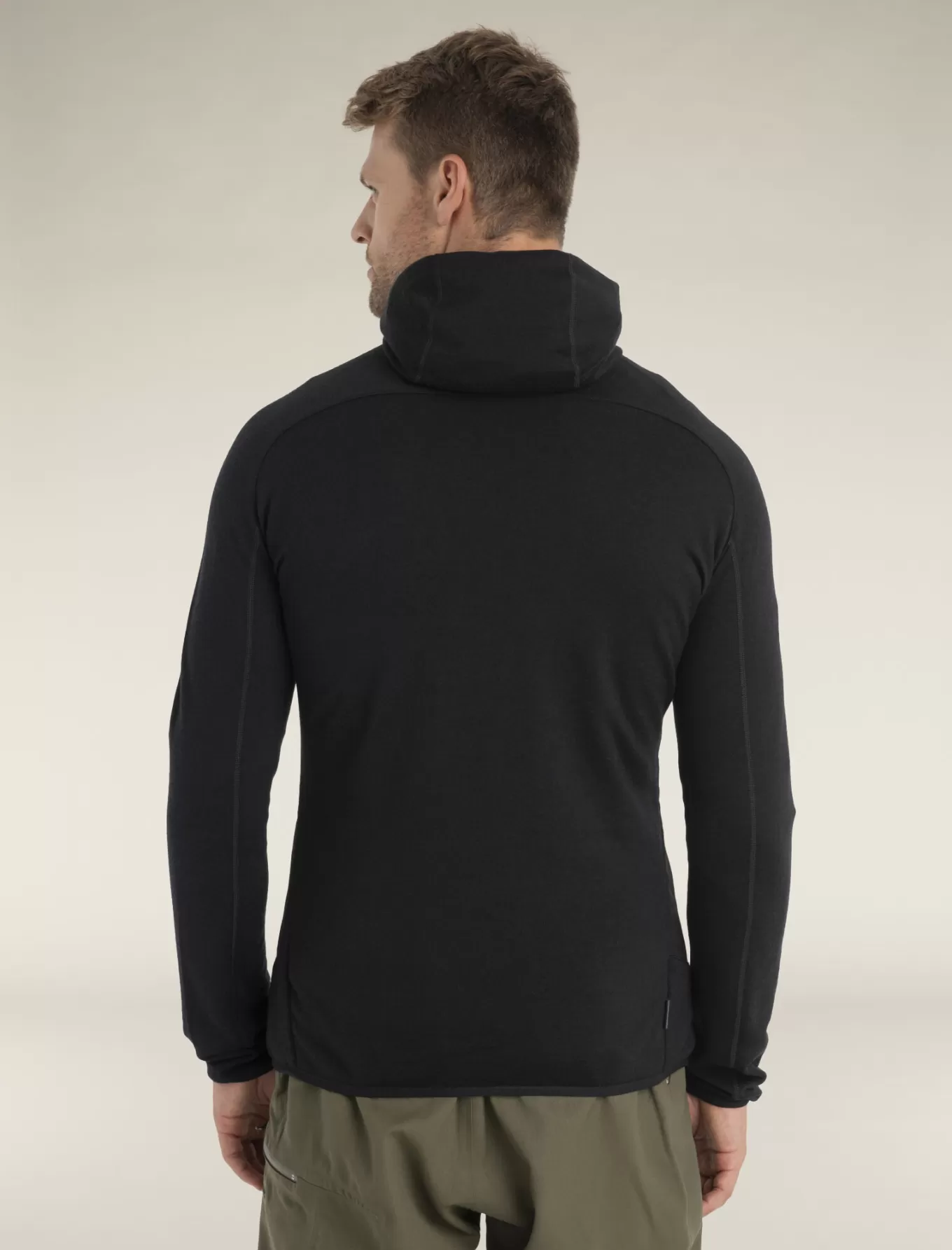 Discount Icebreaker Merinomix Quantum Hybrid Zip-Hoodie Herren Black
