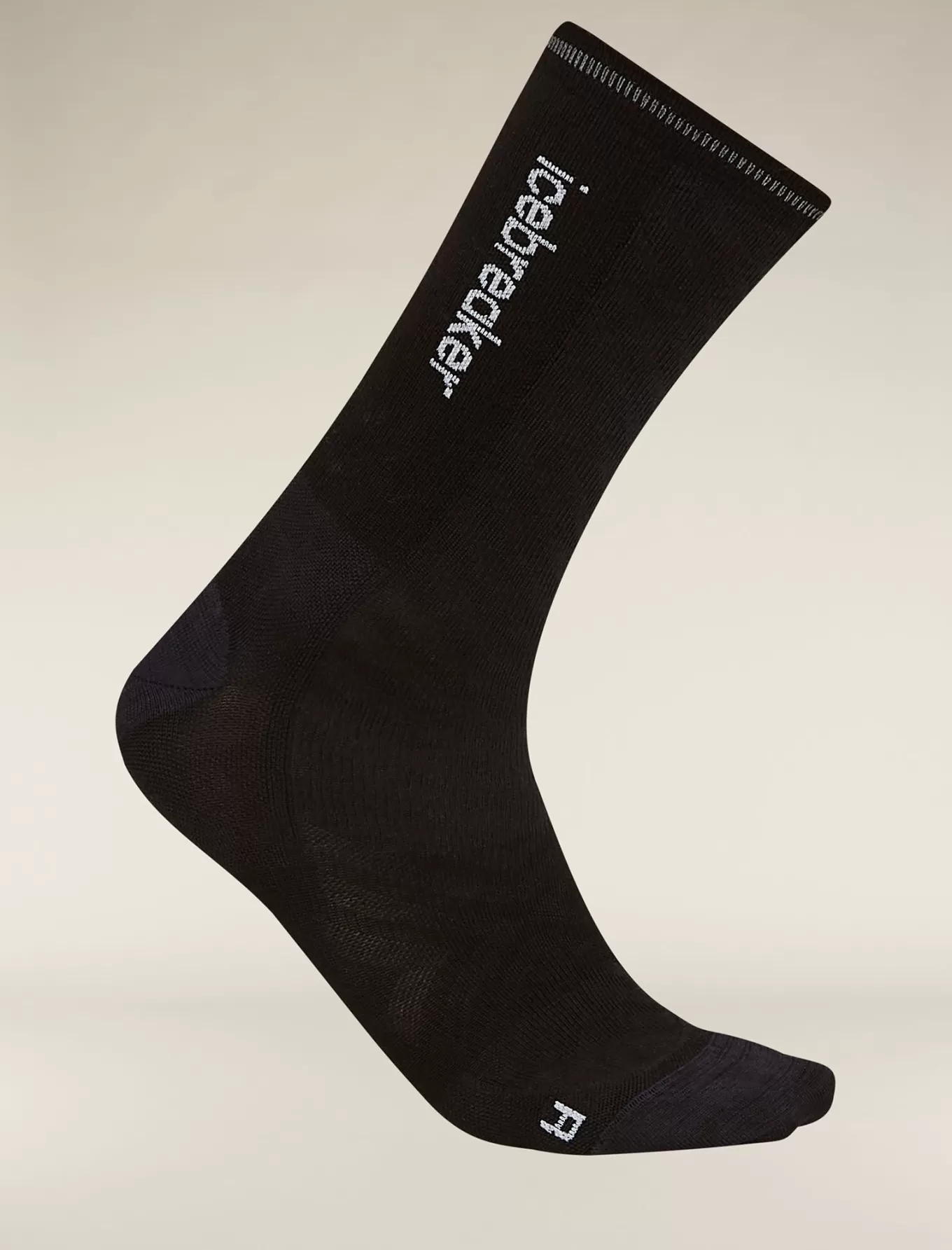 Outlet Icebreaker Merinomix Run+ Ultralight-Socken Crew Cloud Dye Herren Graphite/Black