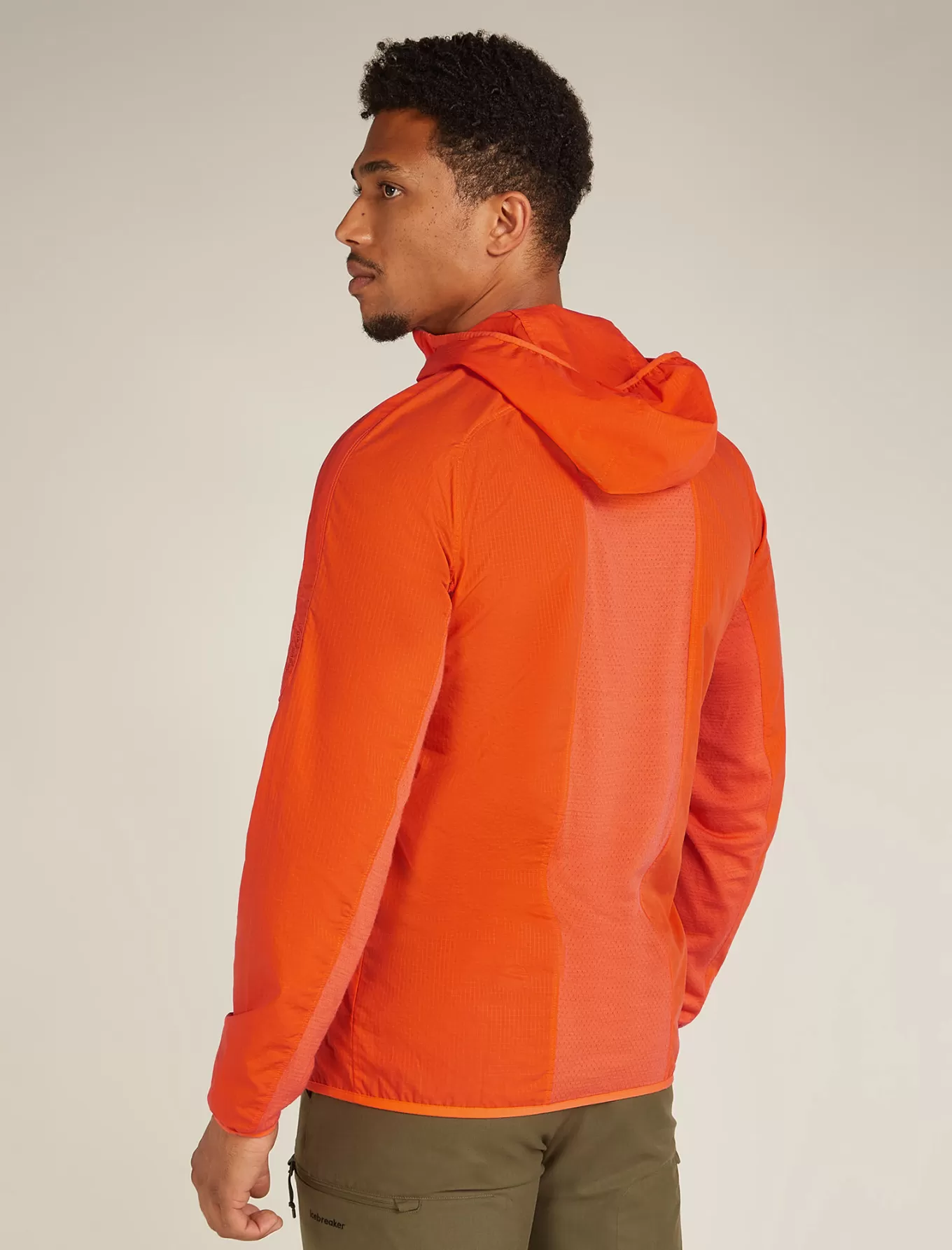 Fashion Icebreaker Shell+™ Merino Cotton Windbreaker Herren Blaze