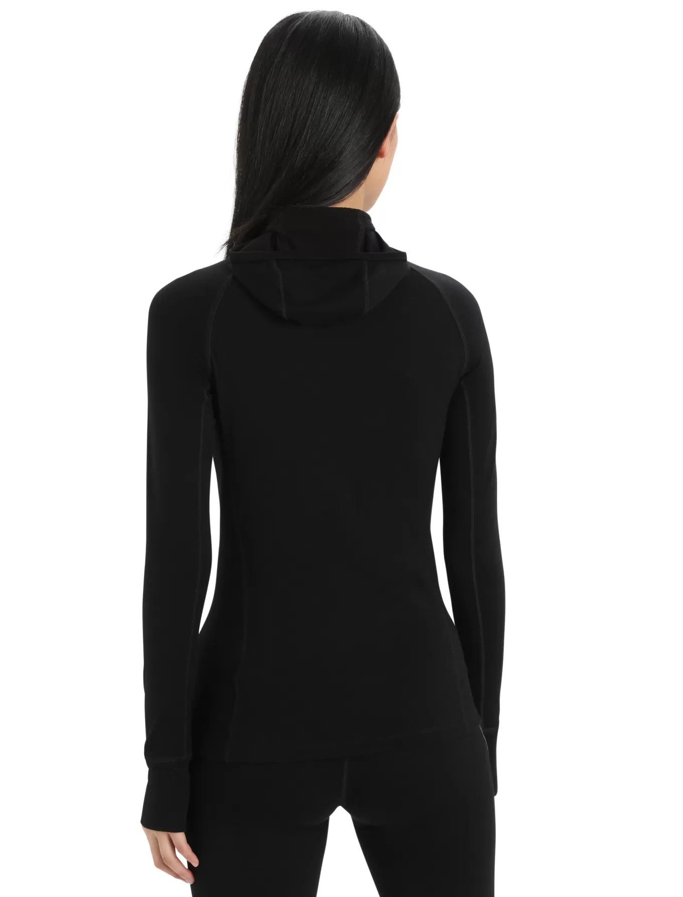 Best Icebreaker ZoneKnit™ Merino Isolierter Hoodie Damen Black